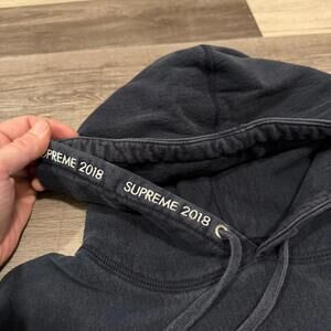 supreme 2018 hoodie hoodie print L
